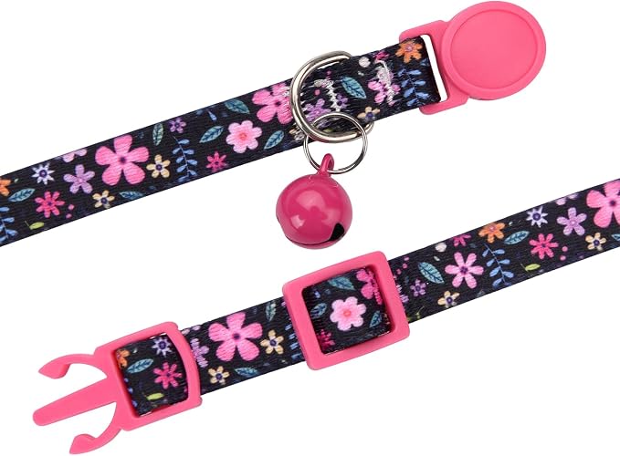 Cat Collar Breakaway with Bells, 3 Pack Girl Boy Pet Cat Collar with Bohemia - Image 6