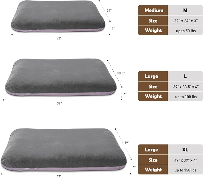 Magic Dog Super Soft Medium Dog Bed, 32 Inches Orthopedic Foam Pet Beds - Image 7