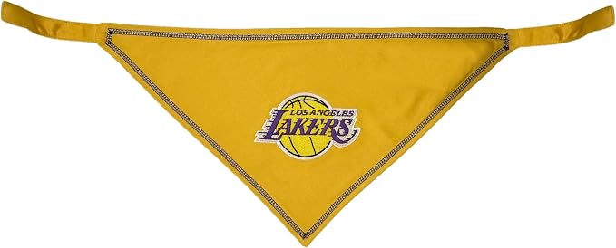 Pets First NBA LA Lakers TIE Bandana, Size Small/Medium. Dog Bandana Scarf Bib - Image 2