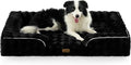 Orthopedic Dog Bed for Extra Large Dog, Soft and Warm Faux Fur Sofa for Giant by COZYKISS