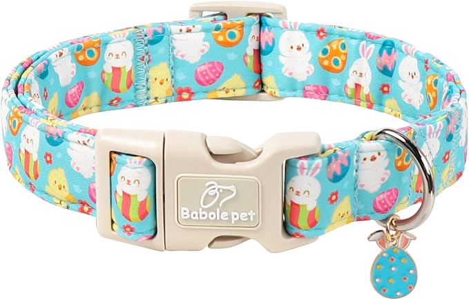 Easter Dog Collar for Medium Dogs by Babolepet