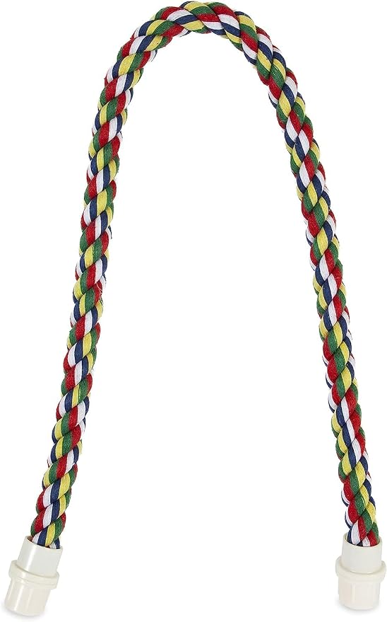 JW Pet Comfy Perch For Birds Flexible Multi-color Rope, Medium - Image 4