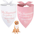 SZEE Bridal Shower Gifts for Bride, 2 Pack My Humans are Getting Married Dog by SZEE
