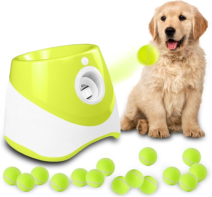 Automatic Dog Ball Launcher, Dog Ball Thrower Machine by Unknown