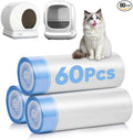 60 Count Cat Litter Box Liners Compatible by Unknown