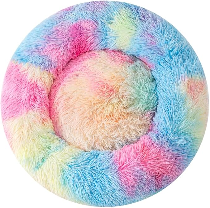 Small Cat Bed Nest Bed Dog Bed Round Bed Donut Rabbit Bed Pet Bed Small Kitten by Unknown