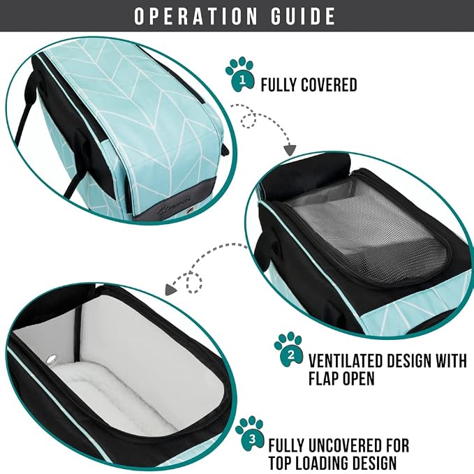 PetAmi Dog Purse Carrier for Small Dogs, Airline Approved Soft Sided Pet Carrier - Image 3