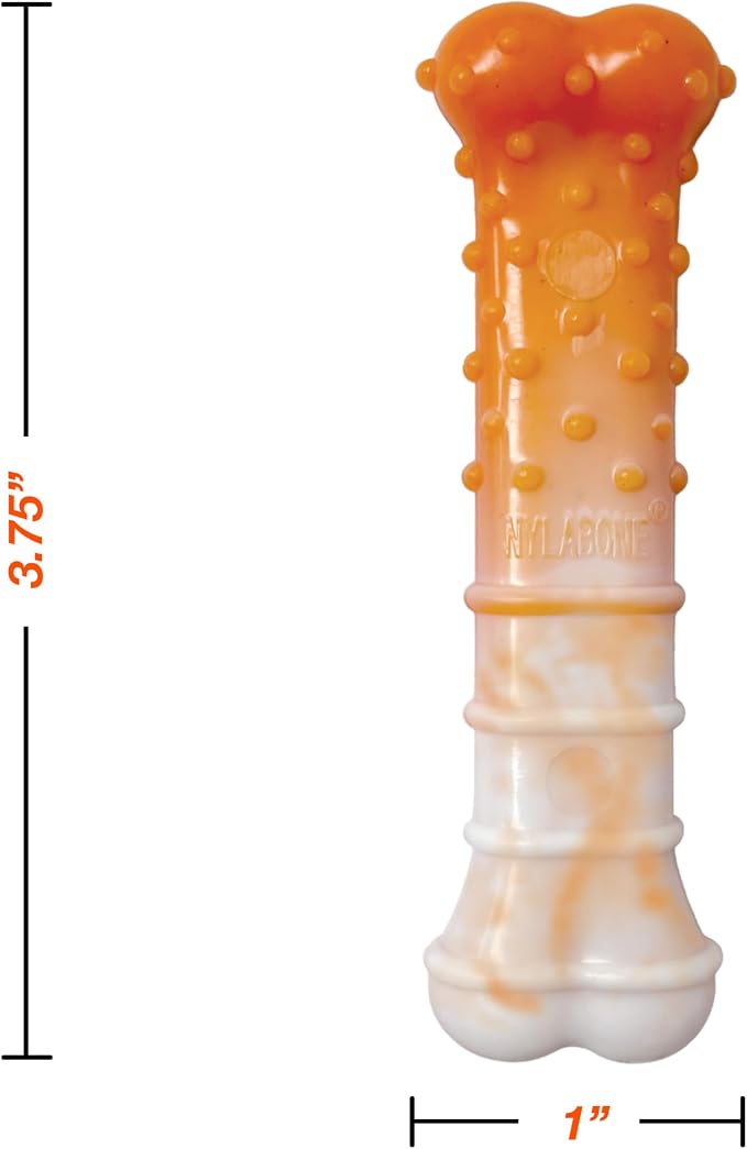 Nylabone Limited Edition 70th Birthday Textured Bone Power Chew Toy - Image 5