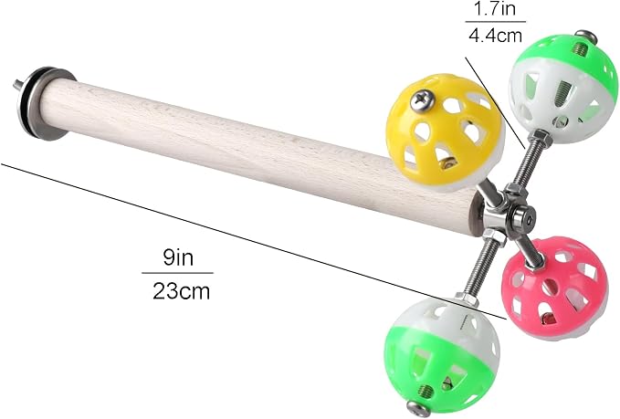 Stand Perch Toy with Rotating Balls - Image 2