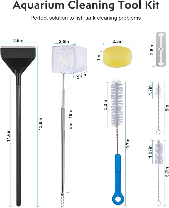 Fish Tank Cleaning Kit: Algae Scraper - Image 6