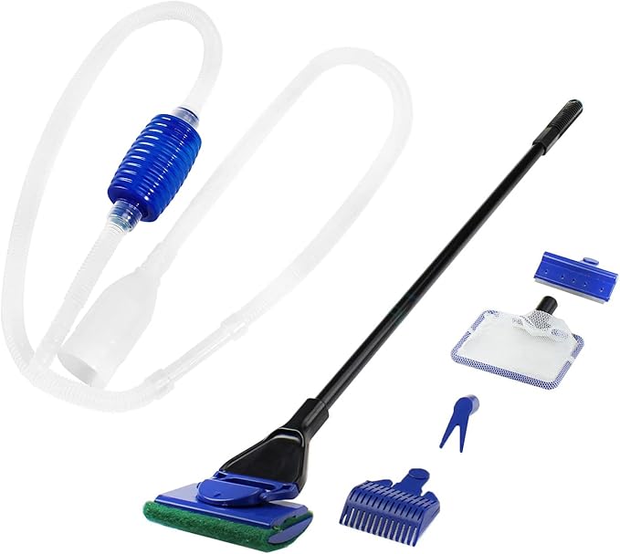 AQUANEAT Aquarium Vacuum Siphon, Hand Pump Fish Tank Water Changer, by Aquaneat