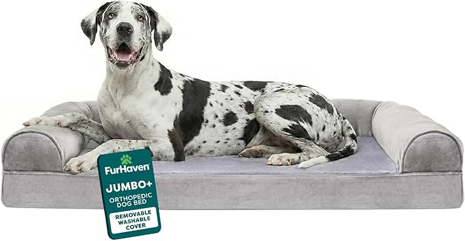 Furhaven Orthopedic Dog Bed for Large Dogs w/ Removable Bolsters & Washable by FurHaven