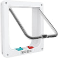 Cat Door for Windows, Pet Doors and Sliding Door, Safety Pet Door by Lessmon