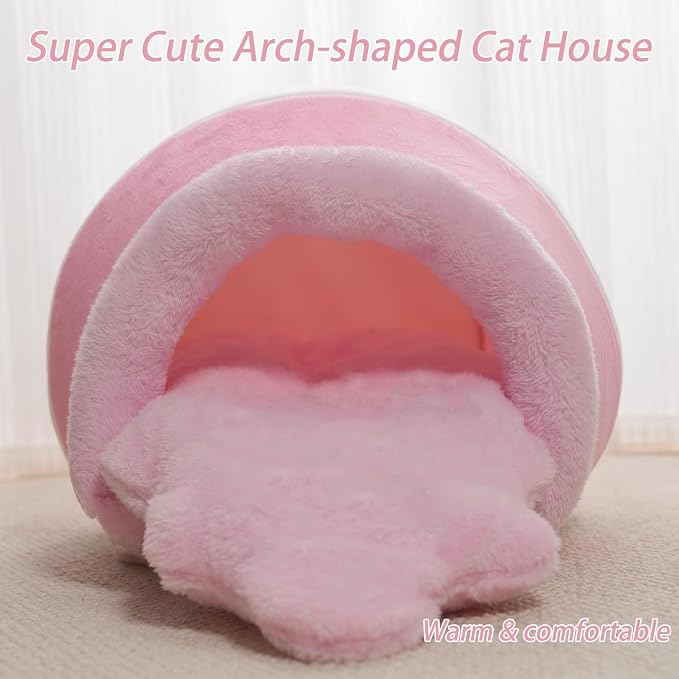 Honey Pot Cat Cave Bed, Soft and Thick Rebound Sponge Pet Nest - Image 5