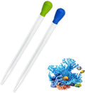 17.7 Inch Extra Long Aquarium Coral Feeder Tool, Deep Tank Fish Feeding Pipette by Unknown