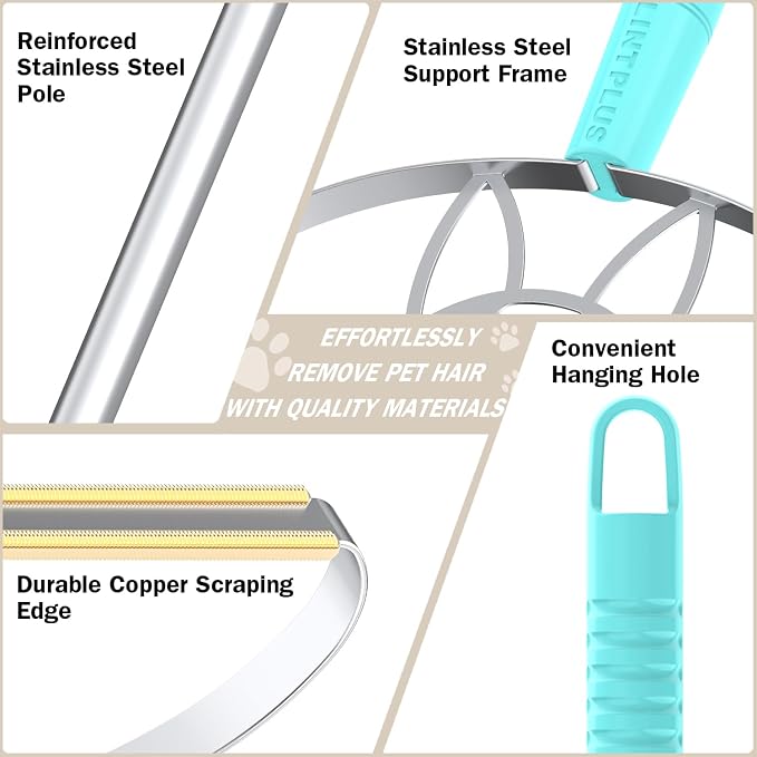 63‘’Ultra Long Heavy Duty Carpet Rake - Image 3