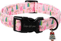 Unique Style Paws Christmas Dog Collar, Lightweight & Adjustable Pet Collar by Uniquestylepaws