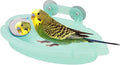 Wontee Bird Bath for Cage Portable Parrot Hanging Bathroom Bathing Tub by Wontee