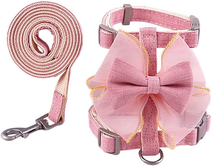 Adjustable Cat Harness with Leash and Bow-Tie, - Image 3