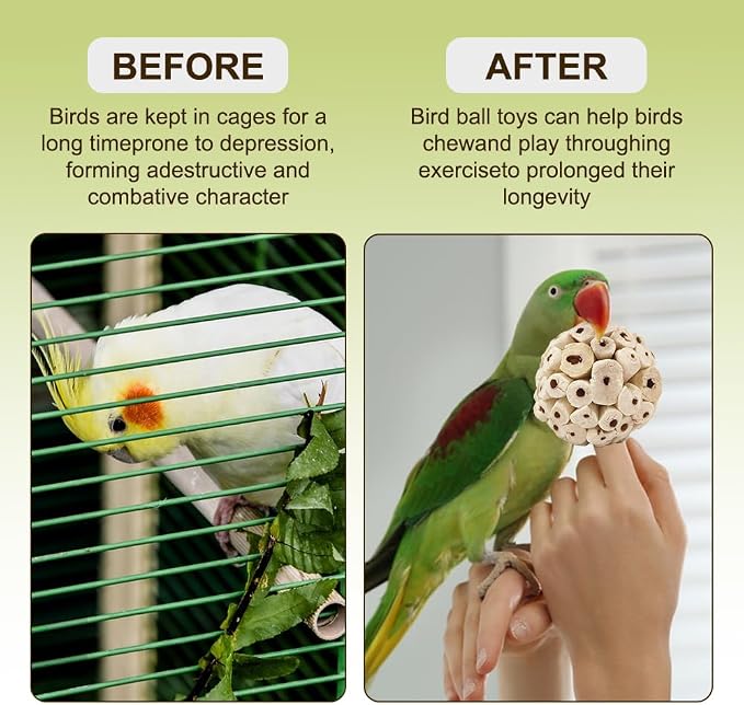 7Pcs Bird Toys for Parrots - Image 4