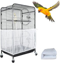 ASOCEA Extra Large Bird Cage Seed Catcher Guard Universal Birdcage Cover Nylon by ASOCEA