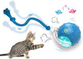 Interactive Cat Toys Ball for Indoor Cats Fast Rolling on Carpet, Chirping & by Giociv