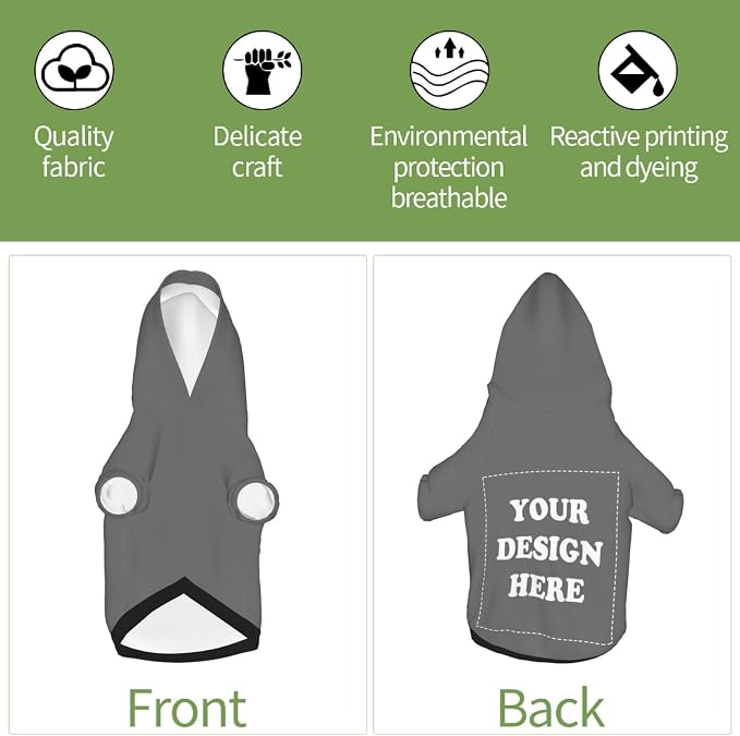 Personalized Dog Hoodie, Custom Dog Costumes - Image 4