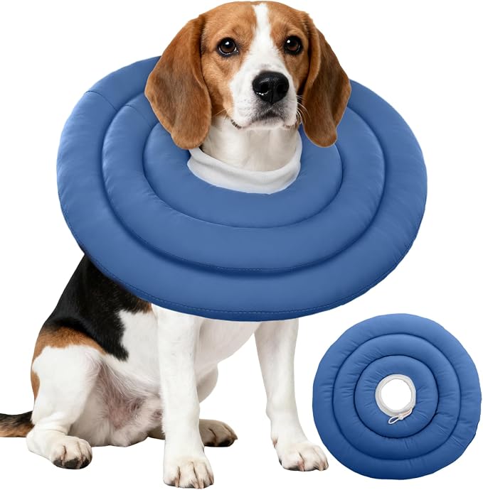 IDOMIK Dog Recovery Collar, Waterproof Soft Dog Cone After Surgery, Comfy by IDOMIK
