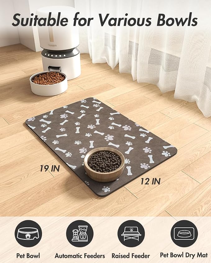 MontVoo Dog Food Mat-Pet Feeding Mat - Image 8