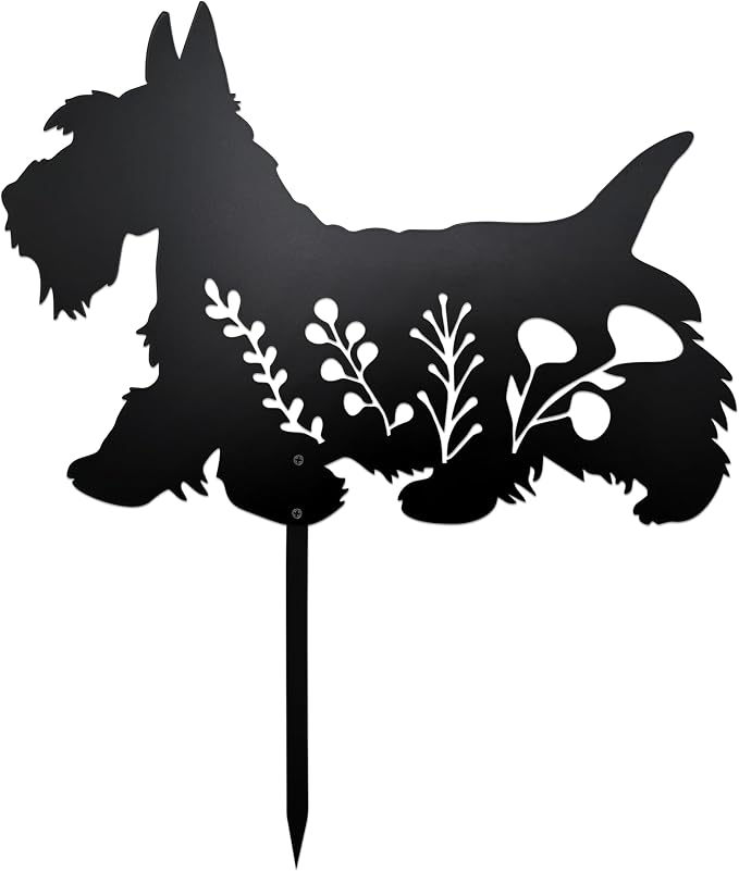 Dog Garden Stake by Unknown