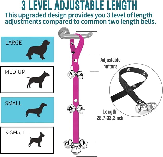 BLUETREE Dog Doorbells Premium Quality Training Potty Great Dog Bells - Image 5