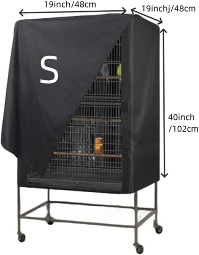 Bird Cage Cover Black Out, Protects Pets Privacy, Comfortable, Breathable - Image 7