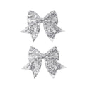 3-inch Sequined Bow Hair Clips For Baby Girls, Kids and Young Women Birthday by Koolgil