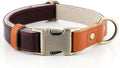 Plutus Pet Genuine Leather & Hemp Dog Collar – Adjustable Heavy Duty Pet Collar by PLUTUSPET