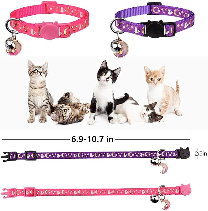 Baeuppit 2PCS Breakaway Cat Collars - Image 5