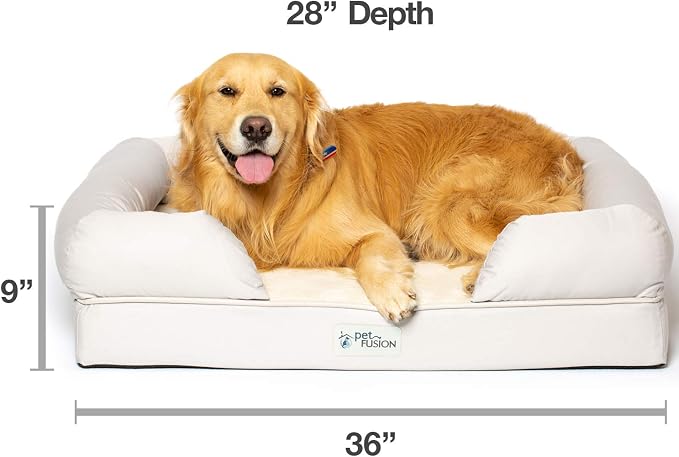 PetFusion Ultimate Dog Bed, Orthopedic Memory Foam, Medium Firmness Pillow - Image 7