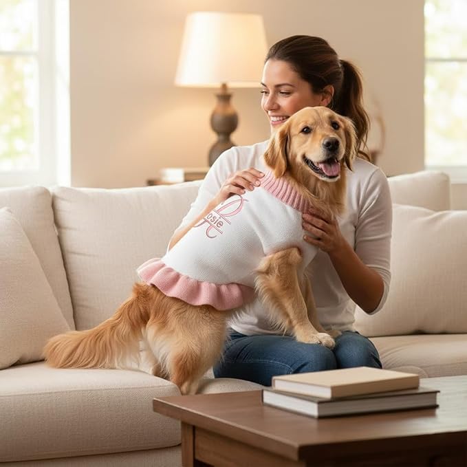Personalized Embroidered Pet Sweater - Image 3