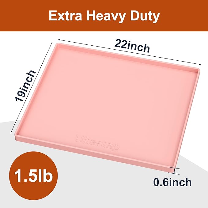 22" x 19" Extra Thick Waterproof Silicone Mat - Image 2