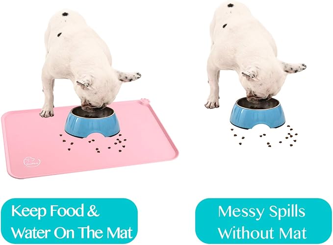 Silicone Waterproof Dog Cat Pet Feeding Mats, Non Slip, Easy Clean Pet Dog Cat - Image 7