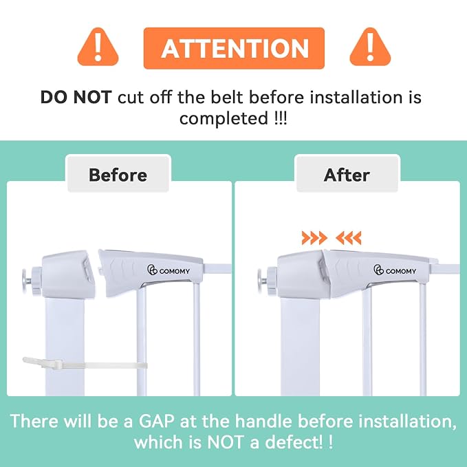 COMOMY Auto Close Baby Gate - Image 6