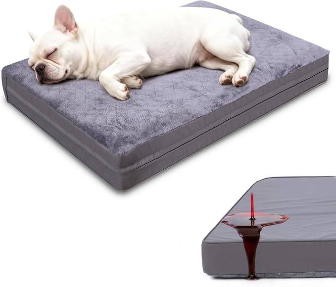 Waterproof Dog Bed for Crate by WAYIMPRESS