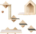 HOOBRO Wood Cat Wall Shelves, Climbing Shelves by HOOBRO