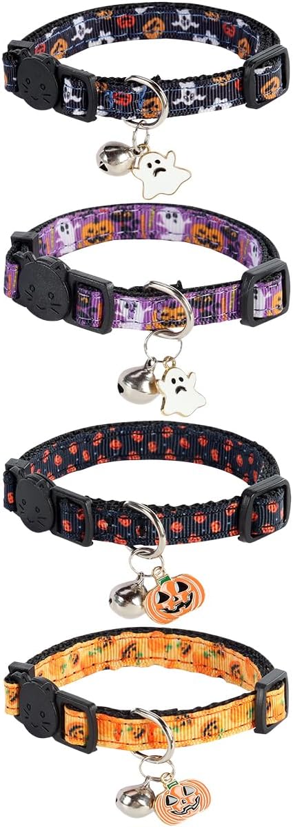 Yizepet Cat Collars with Bells, Breakaway Kitten Collar, Cute Kitty Collar - Image 2