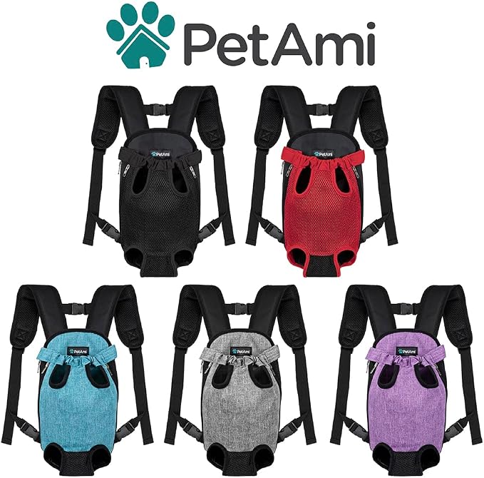 PetAmi Dog Carrier Backpack, Adjustable Pet Cat Front Carrier Backpack - Image 7