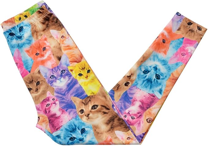 Girl Unicorn Leggings Kid Rainbow Print Legging Tights Trousers Slim Long Pants - Image 5