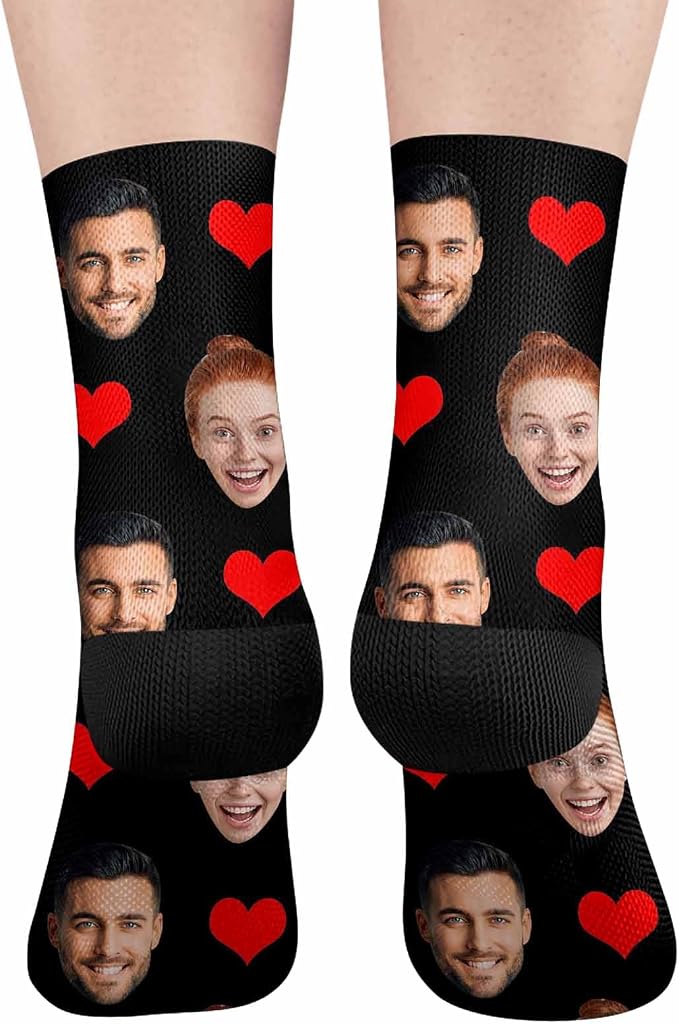 MyPupSocks Custom Personalized Photo Pet Face Socks, Cat and Dog Tracks Paws - Image 5