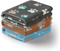 Luciphia 1 Pack 3 Blankets Fluffy Premium Fleece Pet Blanket Flannel Paw by luciphia