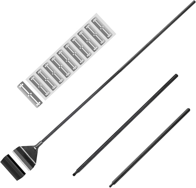 Long-handle algae scraper intended for glass aquariums
