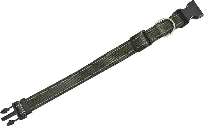 Adjustable Nylon Dog Collar, Reflective Collar 1 Inch 3/4 Inch 5/8 Inch Wide - Image 3