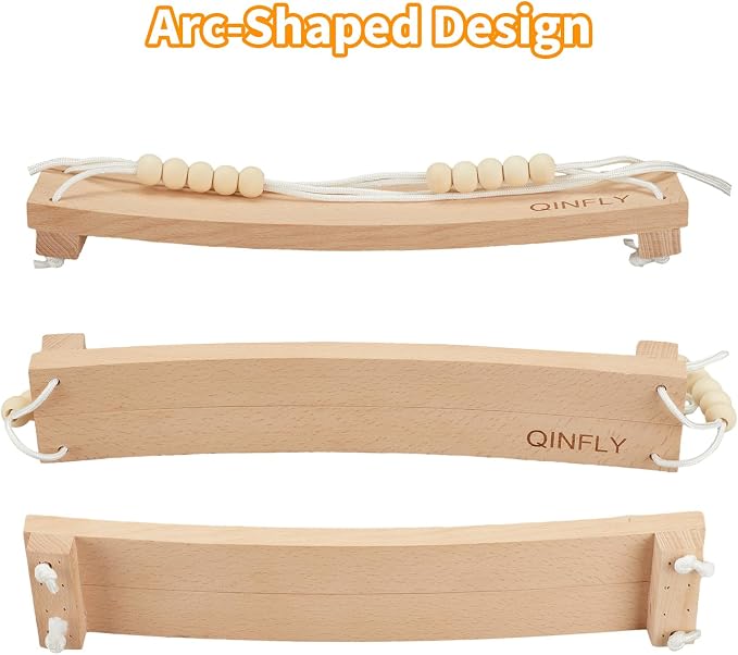 Arc-Shaped Chicken Swing Heavy Beech Wood Chicken Toys - Image 2